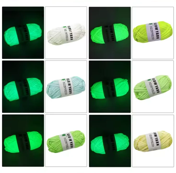 ring spun glow yarn